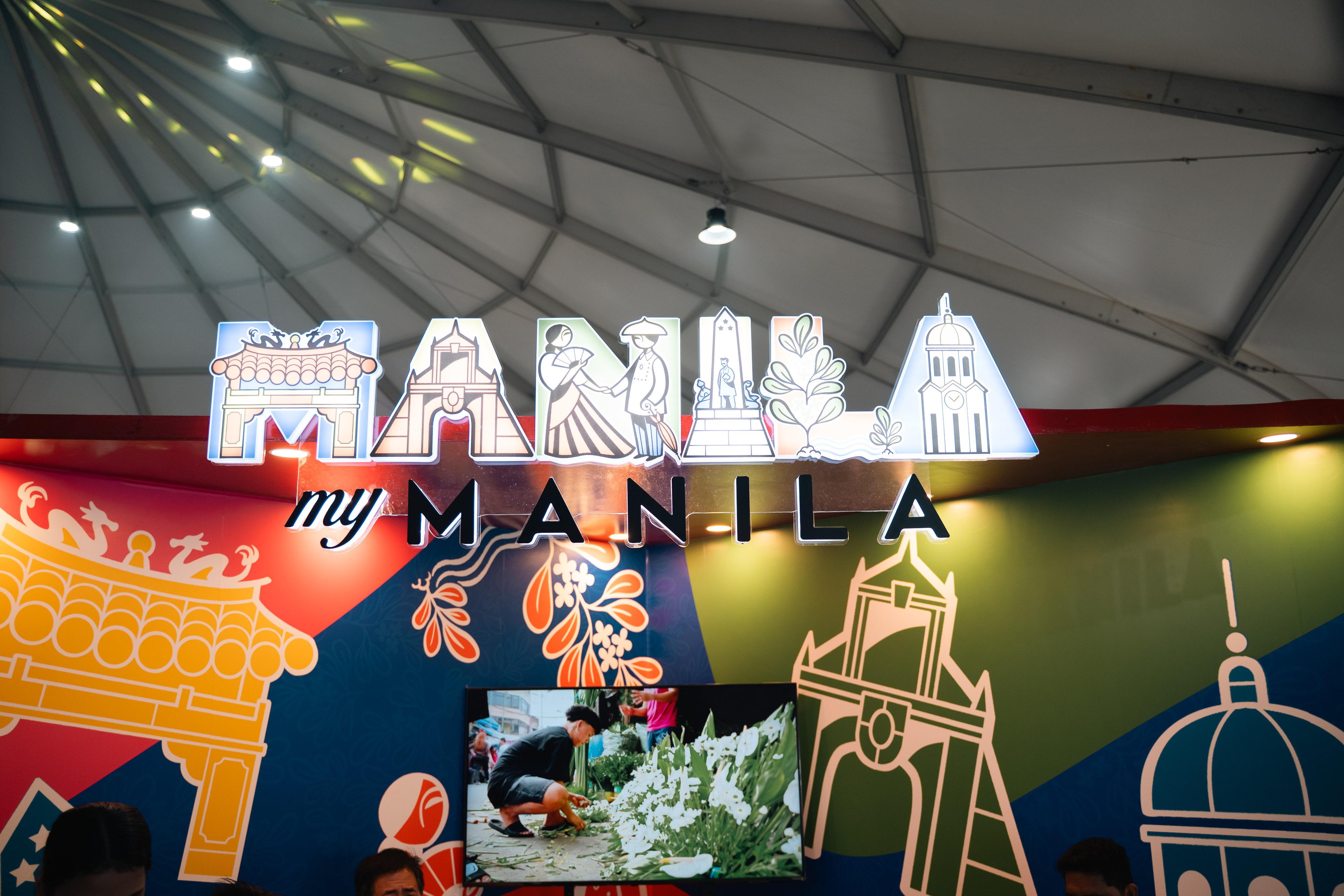 Expo signage and mural wall